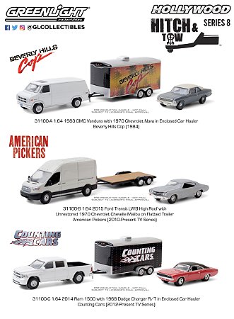 1:64 HOLLYWOOD HITCH & TOW SERIE 8