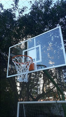 Tabela de Basquete de Acrílico c/ Aro Flexível (Unid.)