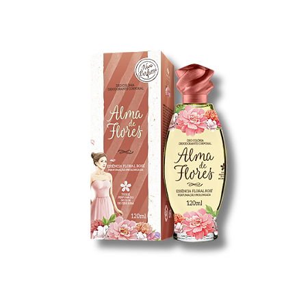 Deo Colônia Alma de Flores Rosé