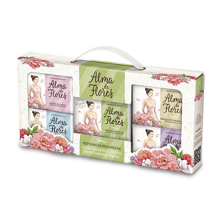 Estojo 5 Sabonetes Alma de Flores 650g