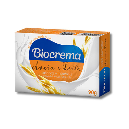 Sabonete Biocrema Aveia e Leite 90g