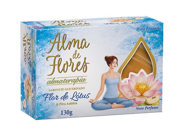Sabonete Alma Flores Flor de Lotus 130g