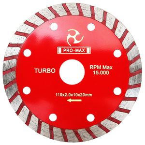 Disco de Corte Diamantado Turbo 110mm