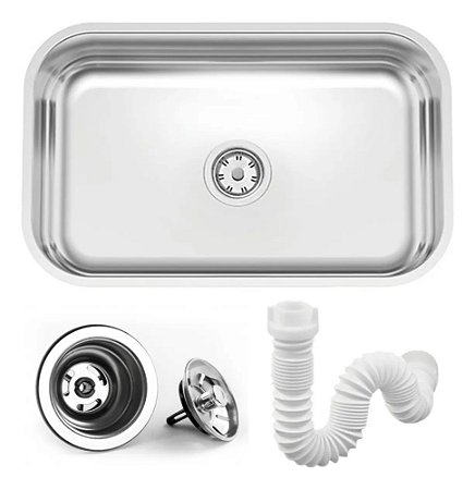 Cuba Inox Tramontina Lavínia 56 BL Polido 56x34x14cm