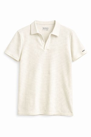 POLO TEXTURIZADA BEGE