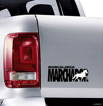 Adesivo Mangalarga Marchador - 30cm