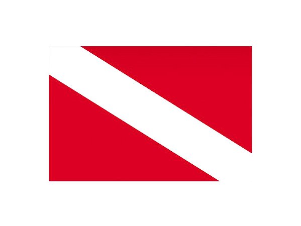 Adesivo Bandeira de Mergulho