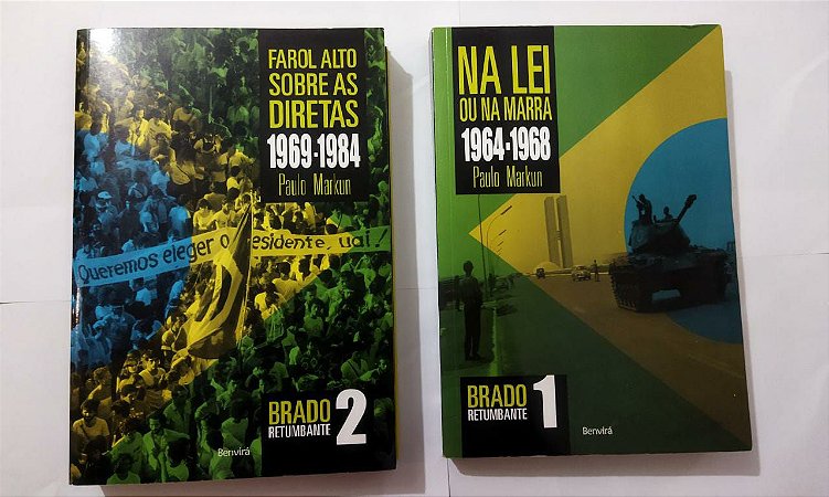 Kit 2 Livros - Brado Retumbante 1 e 2 - Paulo Markun