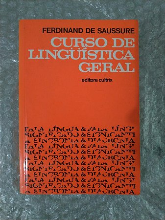 Saussure E O Curso De Lingustica Geral Revista