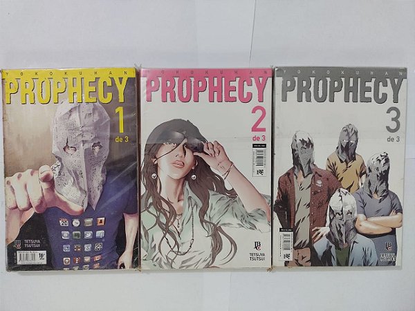 Coleção Prophecy - Tetsuya  Tsutsui  C/3 volumes completa - Mangás