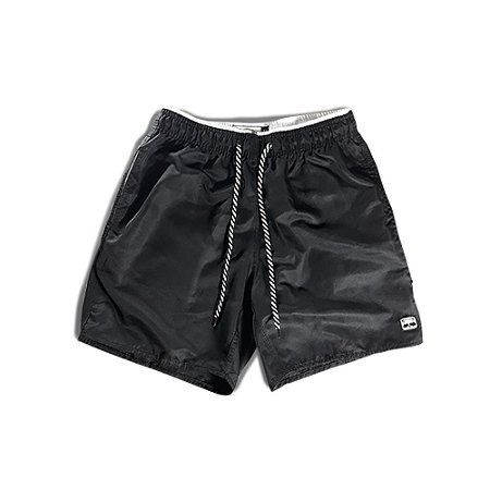 Short Liso Preto Raccon