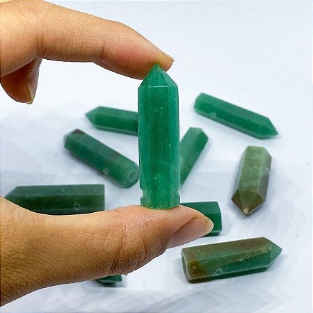 Pingente Difusor Aromaterapia de Pedra Natural Quartzo Verde