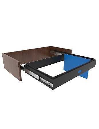 Suporte Para Pasta Suspensa Com Trilho