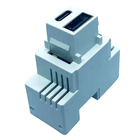 Carregador Usb-c+usb-a Keystone 5v 9v 12v 3a - Branco