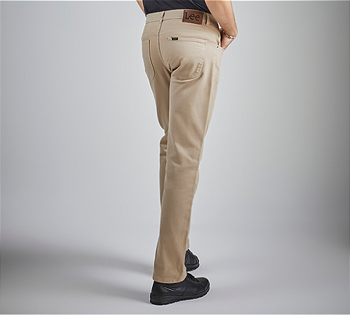 CALÇA LEE CHICAGO CAQUI