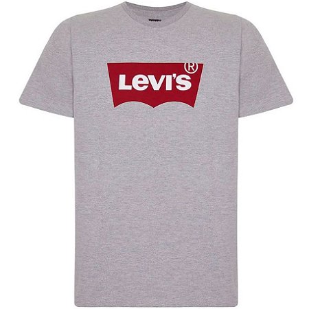 Camiseta Levi's Estampada masculina - Cinza Mescla Claro - LB0010025