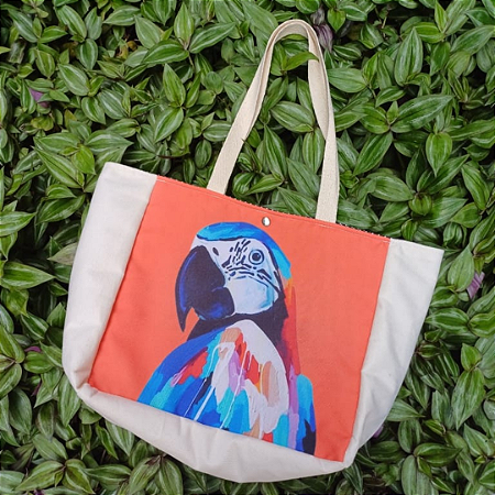 Ecobag Arara / laranja
