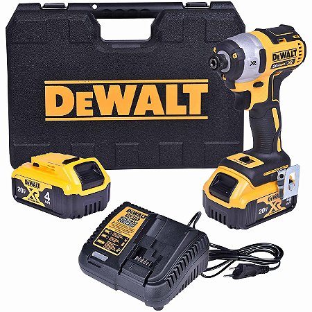 Parafusadeira de Impacto 20v DCF887M2 DeWALT - Com 2 baterias e 1 carregador