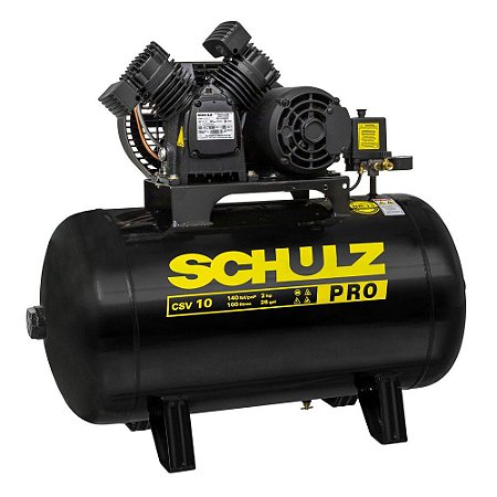 Compressor de Ar CSV 10/100L 220V 2CV 2P PROF 140LB - 921.7741-0 - Schulz