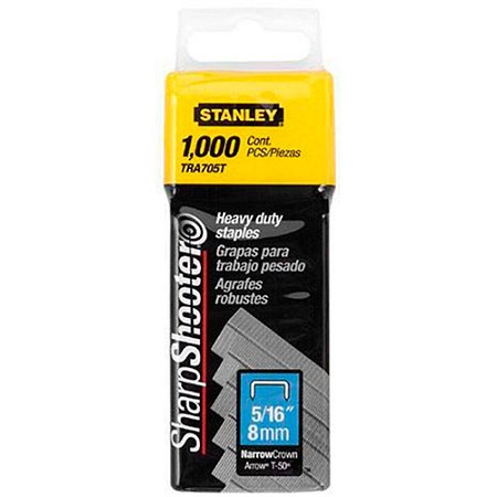 Grampos P/ Trabalho Pesado 5/16" 1000 Peças - TRA705T - Stanley