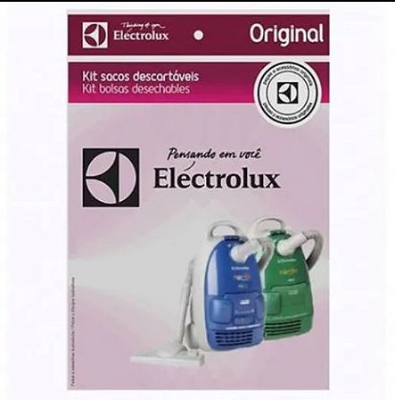 Kit Saco Descartável Para Aspirador Mondo/Clean - 77405130 - Electrolux
