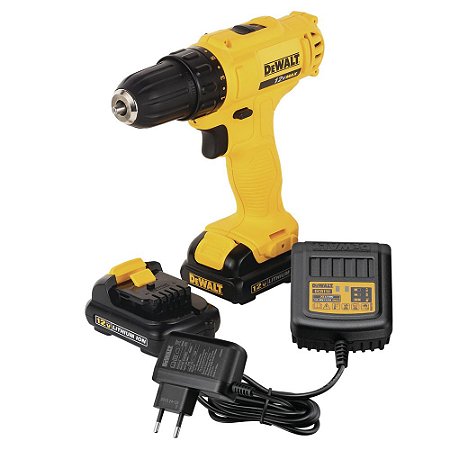 Parafusadeira/Furadeira 3/8" 127V/220V A Bateria - DCD700C2-BR - Dewalt