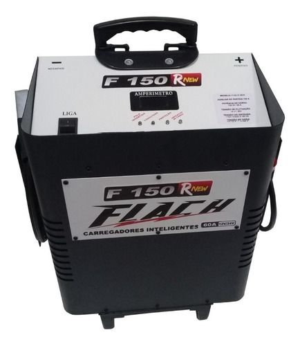 Carregador de Bateria Inteligente 127/220V 60A 12V - F150RNEW - Flach