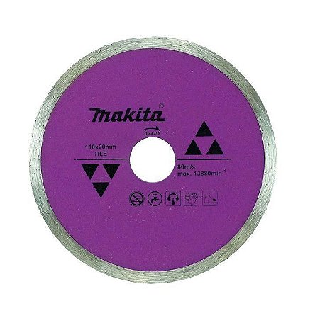 Disco Diamantado 4.3/8" p/ Porcelanato e Cerâmica - D-44258 - Makita
