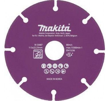 Disco Diamantado p/ Metal 115mm - B-53687 - Makita