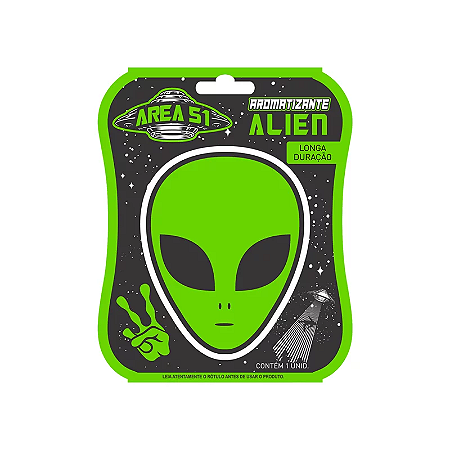 Aromatizante Mini Area 51 Alien - 270583 - CENTRALSUL