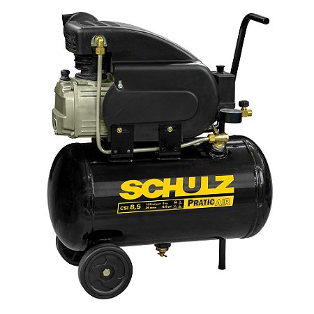 Compressor de Ar Pratic Air CSI 8,5/25L 2CV 110V - Schulz - Amazon  Compressores - Para cada necessidade, uma solução inteligente.