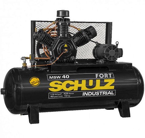 Compressor de Ar CMSW 40 FORT 425L 220/380/440V TRIF 10CV 2P - 923.9346-0 - Schulz