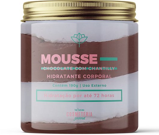 Mousse Hidratante Corporal de Chocolate com Chantilly