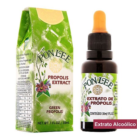 Extrato de Própolis Verde 30ml (Alcoólico) - Pon Lee
