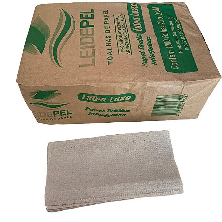 PAPEL TOALHA INTERFOLHAS 1000 FOLHAS