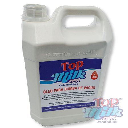 ÓLEO TOP MILK PARA BOMBA DE VÁCUO 5L