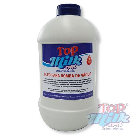ÓLEO TOP MILK PARA BOMBA DE VÁCUO 1L
