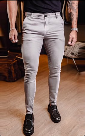CALÇA ALFAIATARIA LIGHT GREY