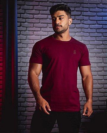 CAMISETA BÁSICA PREMIUM MARSALA