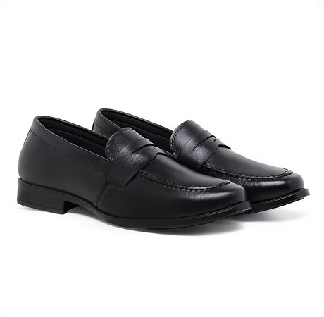 SAPATO OXFORD FINO COSTURADO PRETO