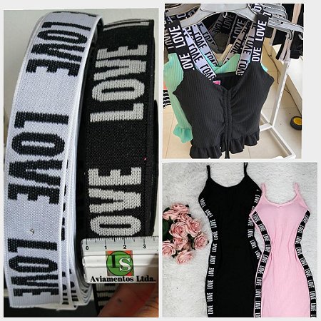 ELÁSTICO 3cm ESTAMPADO - PC COM 20 METROS