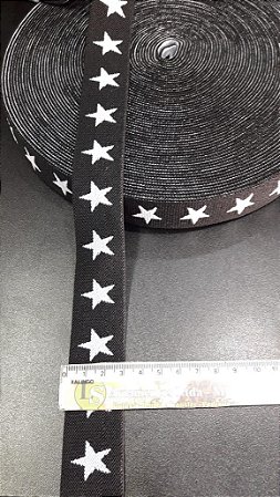 ELÁSTICO 3cm ESTAMPADO - PC COM 20 METROS