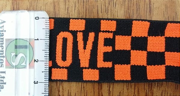 ELÁSTICO 3cm ESTAMPADO COLORIDO - PC COM 20 METROS