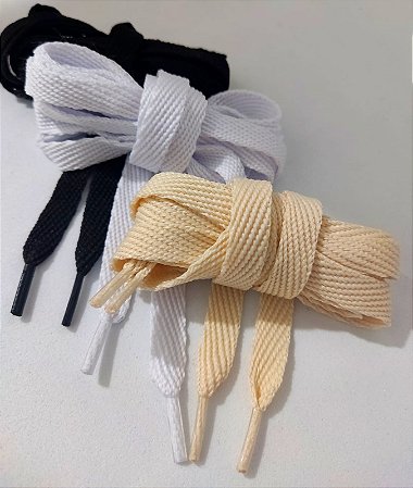 CADARÇO DE TÊNIS PONTIADO 1,20 MT  VARIAS CORES DIPONIVEIS