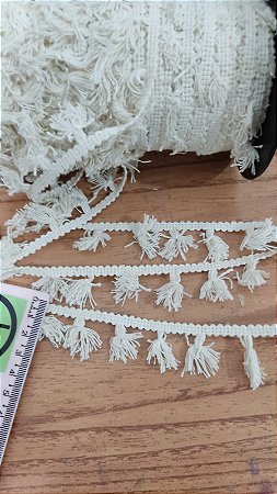 RENDA BICO 25mm - ROLO COM 50 METROS