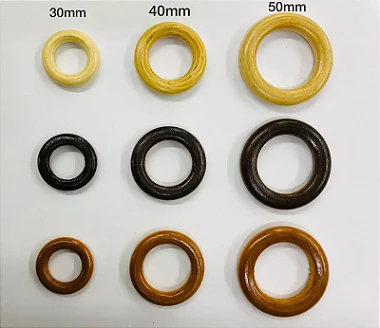 ARGOLAS DE MADEIRA KIT 50 UN