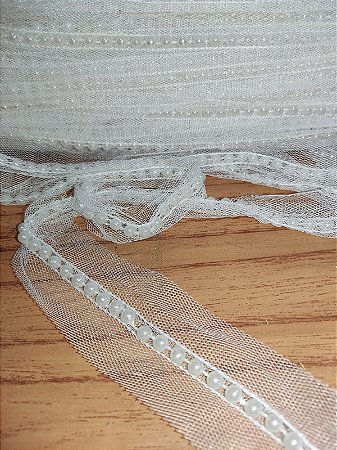 PÉROLA COM TULE CÓD. 22473 PC COM 13,70