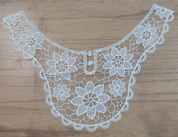 APLIQUE DE RENDA 30X44 CM  pct com 20 unidades