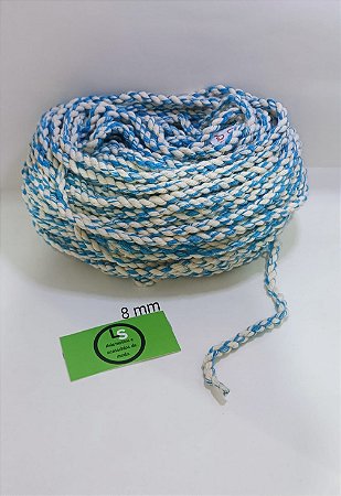 CORDÃO TORCIDO/MESCLADO, DISPONÍVEL EM 8 E 10 mm, PCT COM 50 MTS