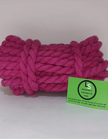 CORDÃO TORCIDO, ALGODÃO, PCT 12 METROS, COM 15 mm (Pouquíssimas unidades)